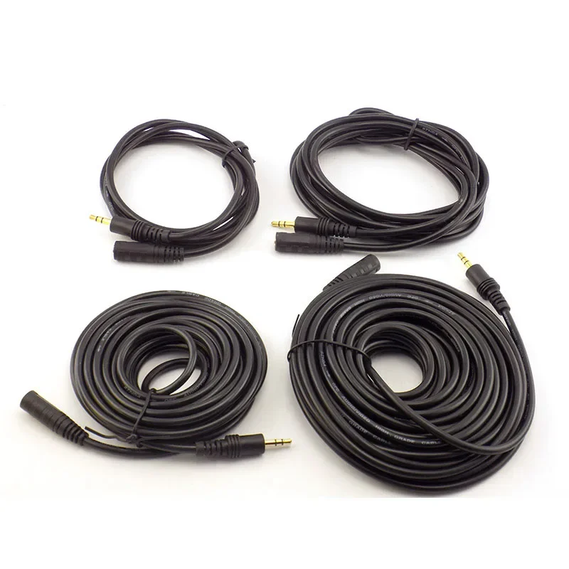1.5/3/5/10/20M 3.5mm Stereo Male to Male Jack Male to Female Audio Aux Extension Cable Cord for Computer Laptop MP3/MP4 H10 thumbnail 3