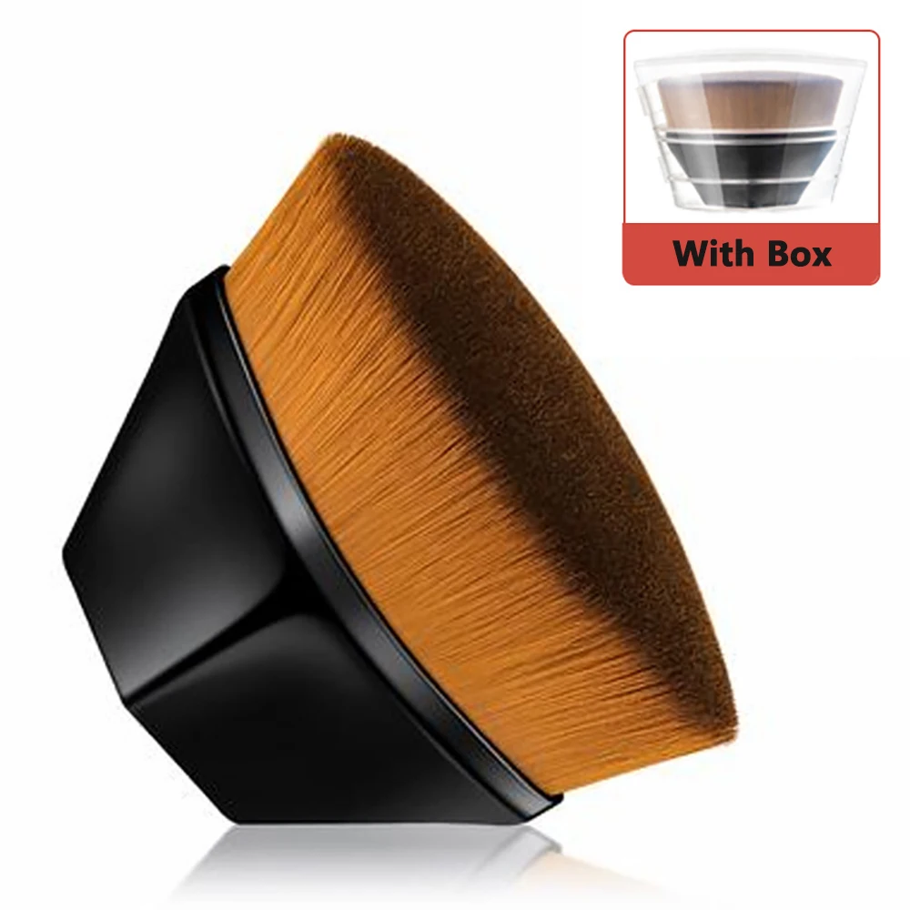Magic Foundation Makeup Brush Liquid BB Cream No Trace Soft High Density Fiber Hair Brush Girls Beauty Tools With Box