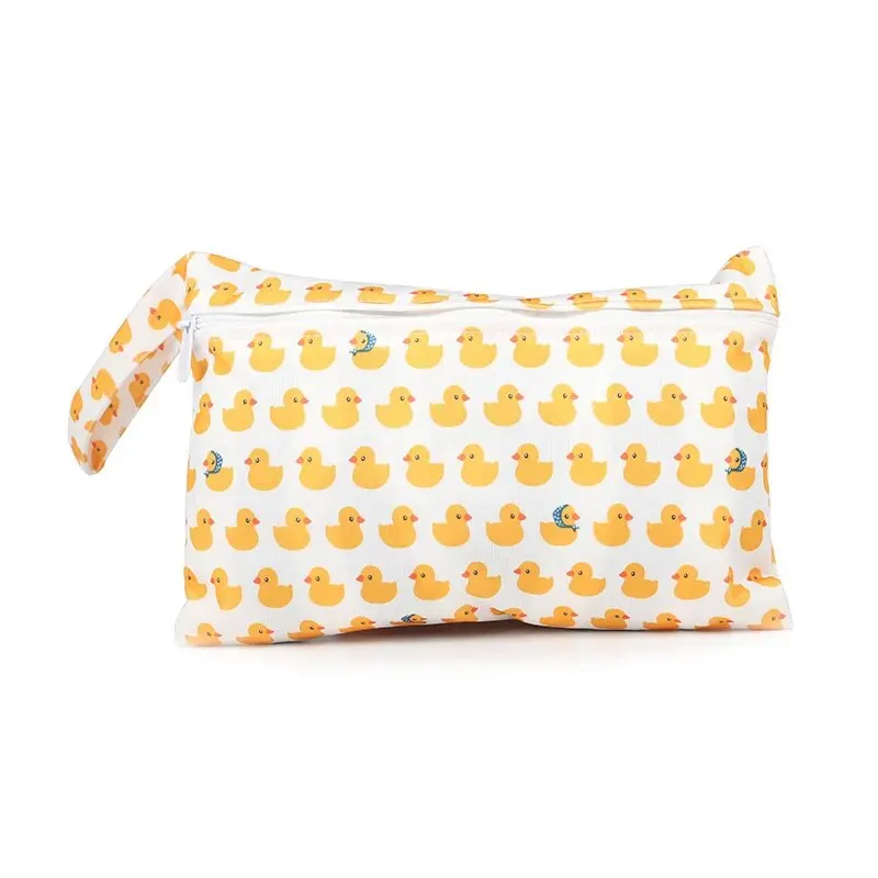 Wet Dry Baby Diaper Bag Mommy Toiletry Bags with Zippered Baby Diapers Waterproof Organizer Reusable 기저귀가방 방수가방 thumbnail 2