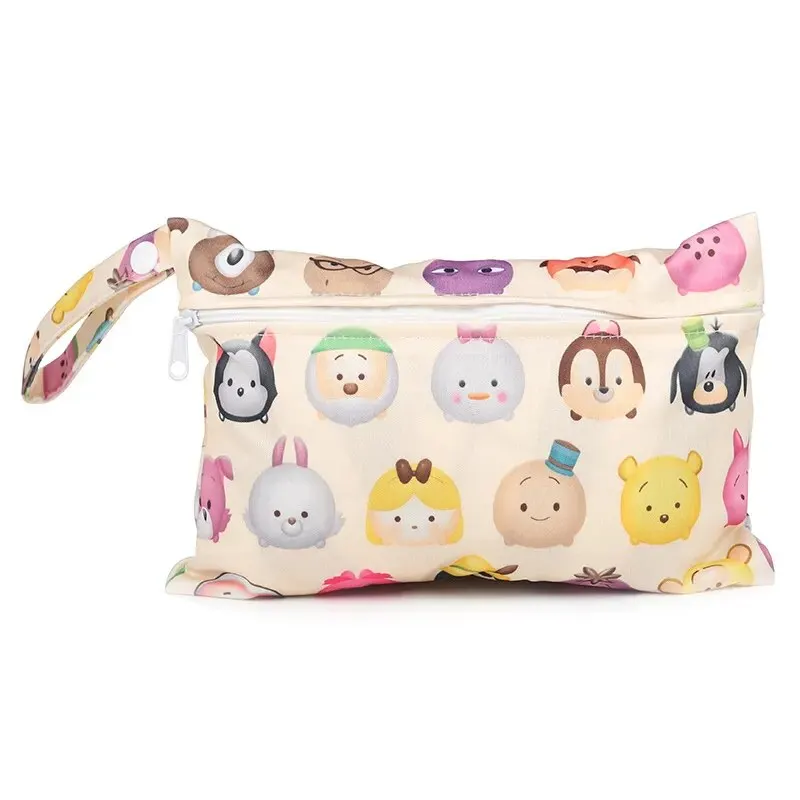 Wet Dry Baby Diaper Bag Mommy Toiletry Bags with Zippered Baby Diapers Waterproof Organizer Reusable 기저귀가방 방수가방 thumbnail 3