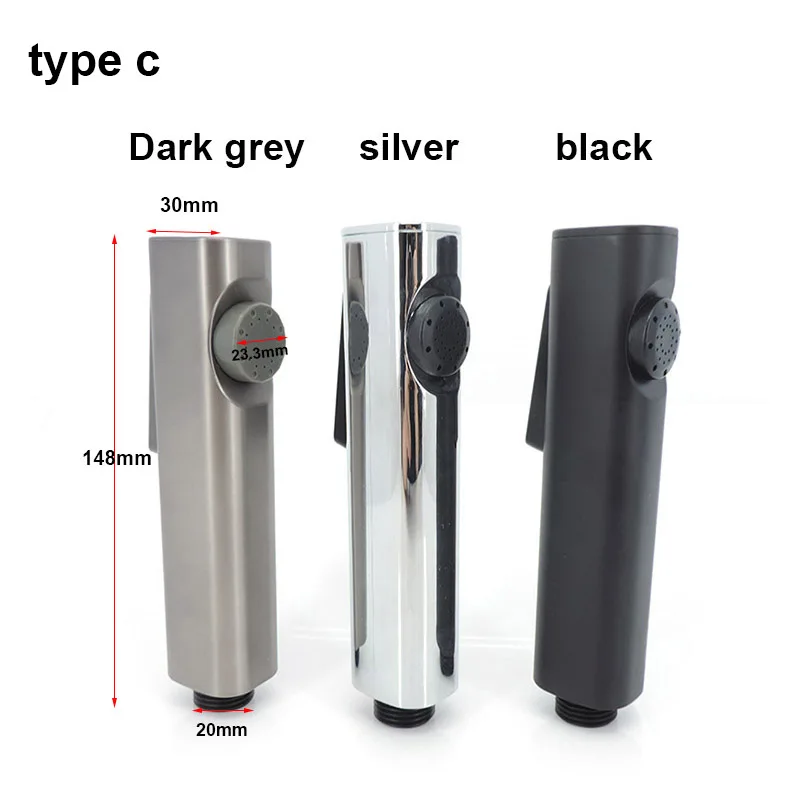 7types self clean Handheld Bathroom Bidet Shower Head Toilet Sprayer Faucet Spray Gun ABS water hose tube for wash toilet seat thumbnail 3