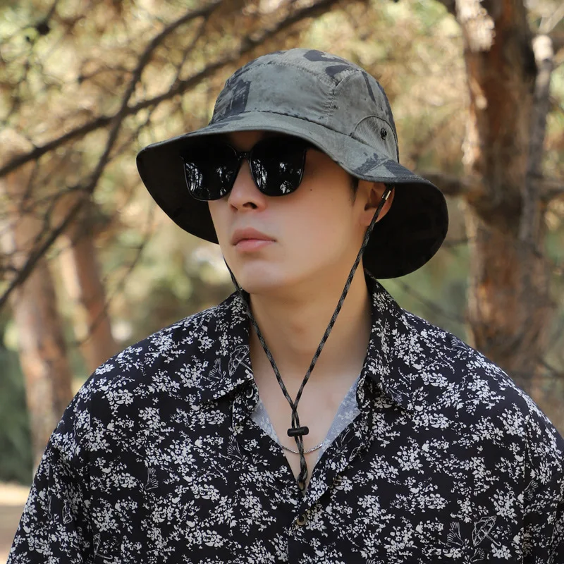 60-65cm Xxl Big Head Hat Men Summer Outdoor Jungle Fisherman Cap Lightweight Sunscreen quick-drying Sun Hats  Hot thumbnail 2