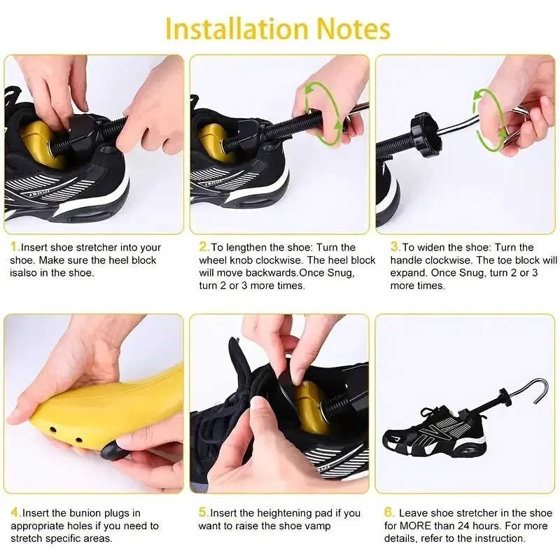 1 Piece Shoe Stretcher Shoe Trees Adjustable Length Width for Men and Women thumbnail 4