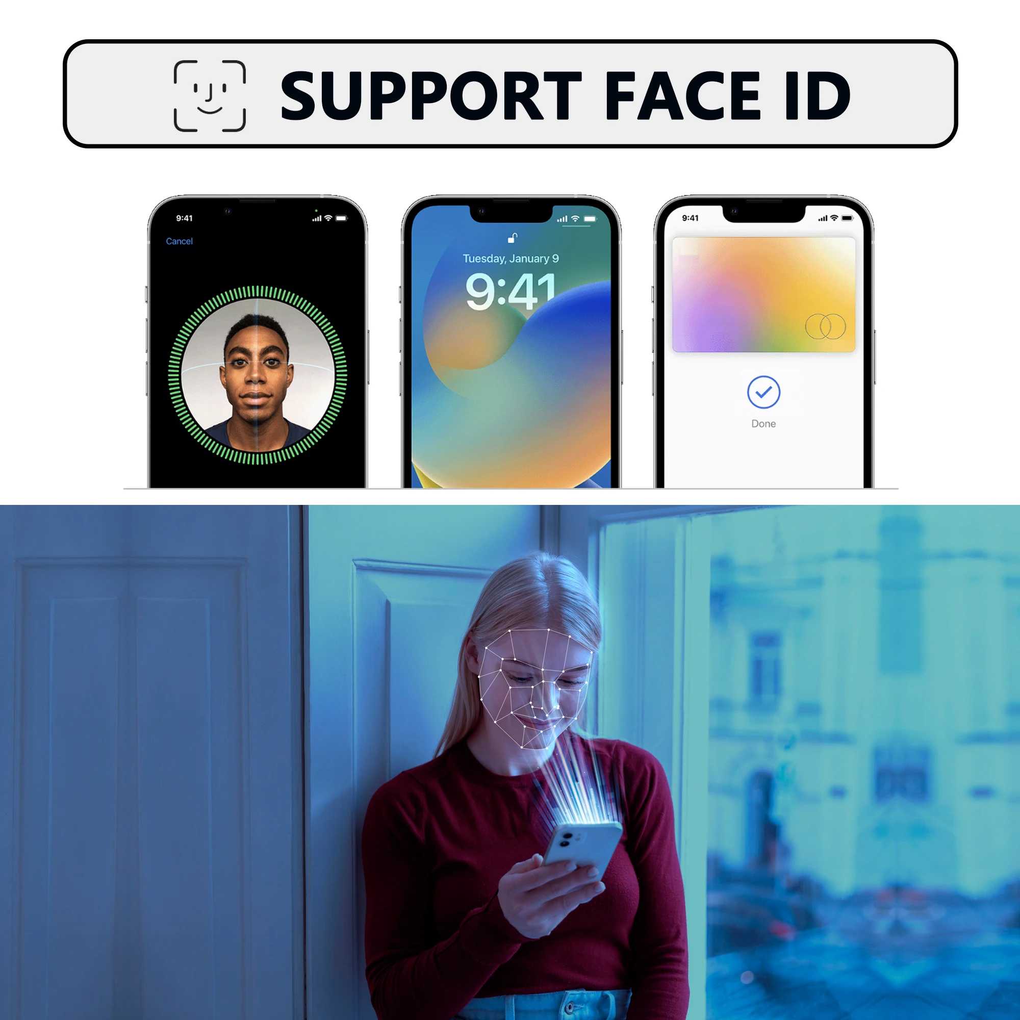 OLED For iPhone X XR XS Max LCD Incell For iPhone 11 12 13 Pro Max 13 Mini 14 Plus 15 Oled LCD Display Screen Digitizer Assembly thumbnail 2