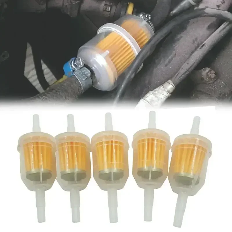 1-6pcs Universal Inline Gas/Fuel Filter 6MM-8MM 1/4" For Lawn Mower Small Engine Auto Accessories Motorcycle Accessories Oil thumbnail 4