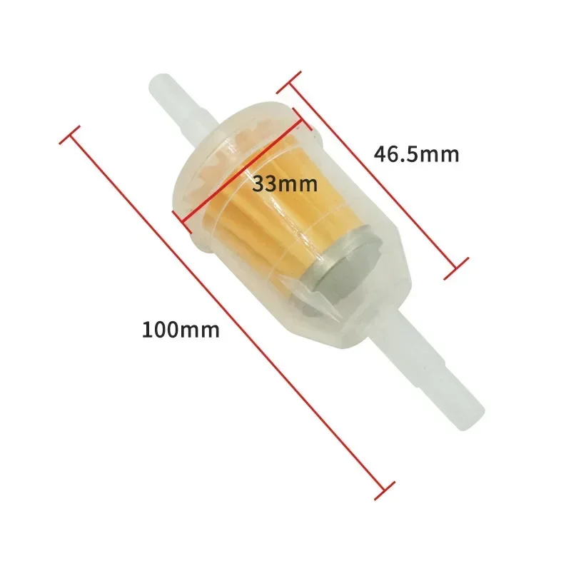 1-6pcs Universal Inline Gas/Fuel Filter 6MM-8MM 1/4" For Lawn Mower Small Engine Auto Accessories Motorcycle Accessories Oil thumbnail 5