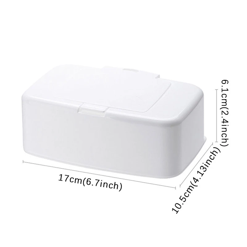 Wet Tissue Box Wipes Dispenser Portable Wipes Napkin Storage Box Holder Container thumbnail 6