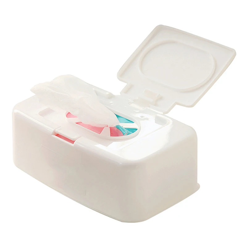Wet Tissue Box Wipes Dispenser Portable Wipes Napkin Storage Box Holder Container thumbnail 2
