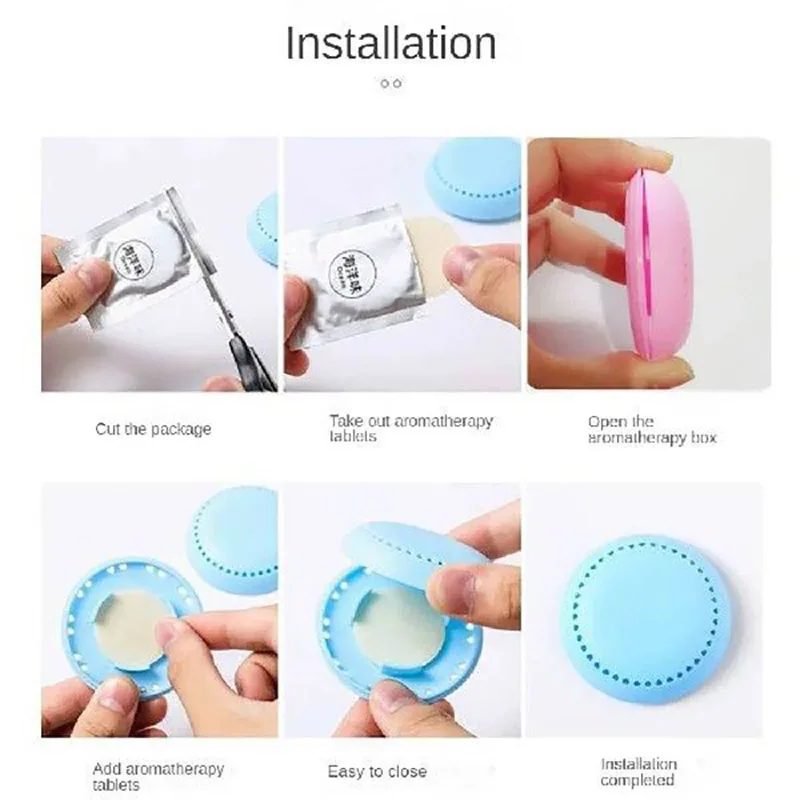 5 fragrances Toilet Aromatherapy Fragrance Lasting Solid Air Freshener Bedroom Wardrobe Car Home Household Fresher Deodorant thumbnail 5