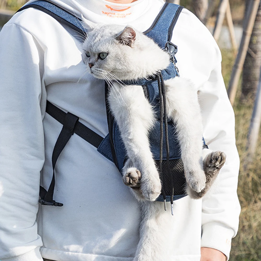 Pet Cat Dog Carrier Backpack Mesh Camouflage Outdoor Travel Products Adjustable Cat Dog Carrier Bag Pet Double Shoulder Backpack thumbnail 2