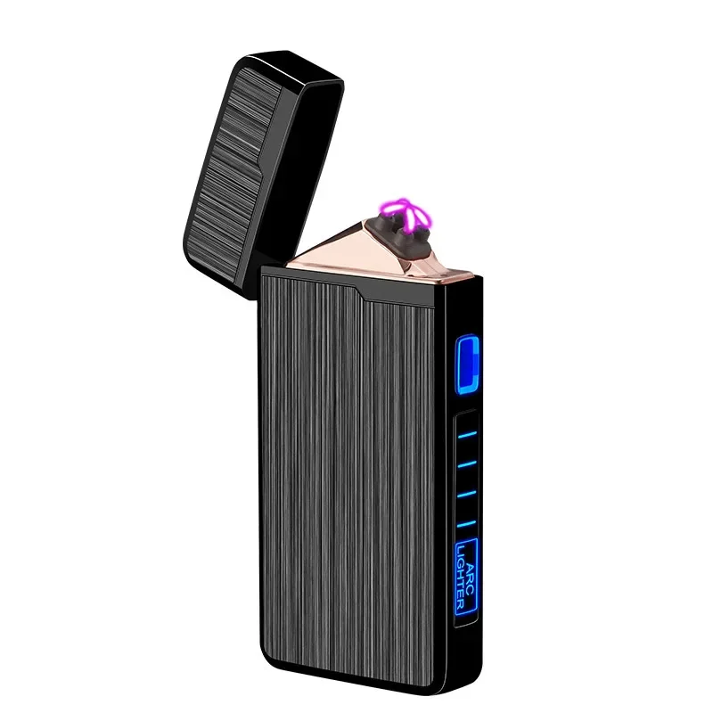Plasma Dual ARC Touch Sensitive Lighter USB Rechargeable Windproof Flameless Lighter Gift for Men thumbnail 4