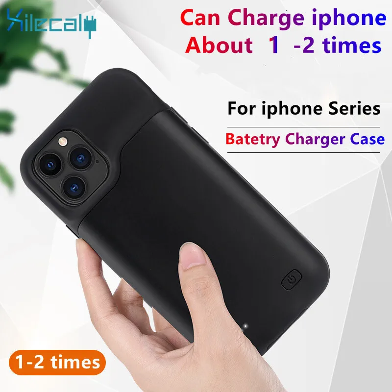 For iphone 14 Pro Max Battery Case For iphone 12 11 Pro Max Smart Power Bank Charger Cover for iPhone XS Max XR 7 8 Plus SE2 SE3 thumbnail 2