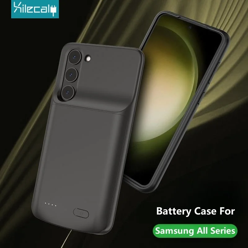 Xilecaly Battery Charger Case for Samsung S24 Ultra S23 Plus S22 S21 S20 Note 20 Ultra  External Power Bank Cover For S21 FE