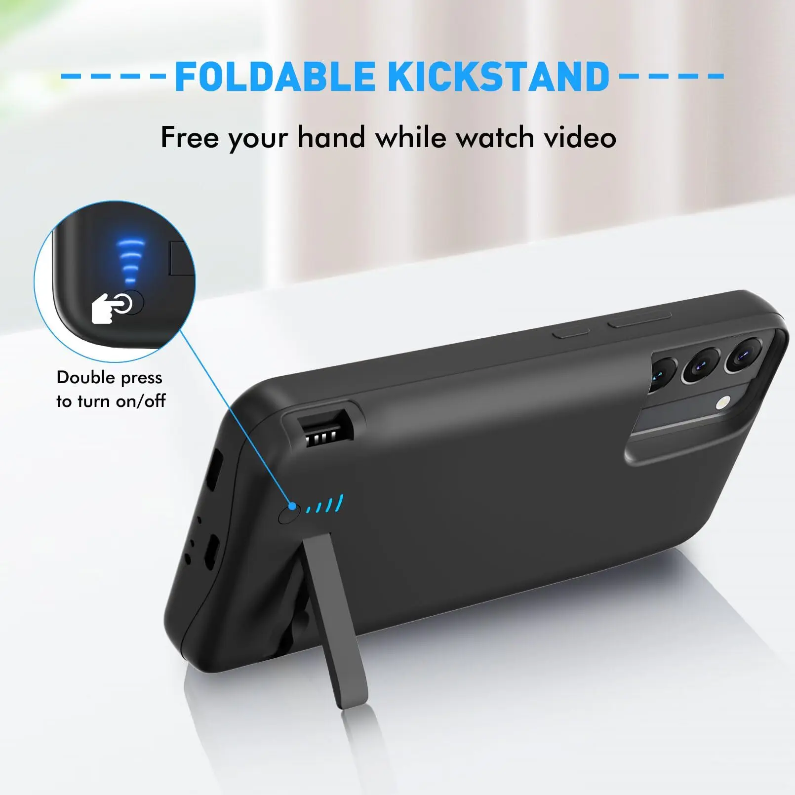 Xilecaly Battery Charger Case for Samsung S24 Ultra S23 Plus S22 S21 S20 Note 20 Ultra  External Power Bank Cover For S21 FE thumbnail 5