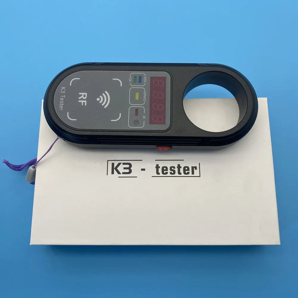 2026 AIK KEY Tool K3 Remote Key Tester 100-999MHz ASK FSK Signal Detector for Car Ignition Coil And Door Handle with Display