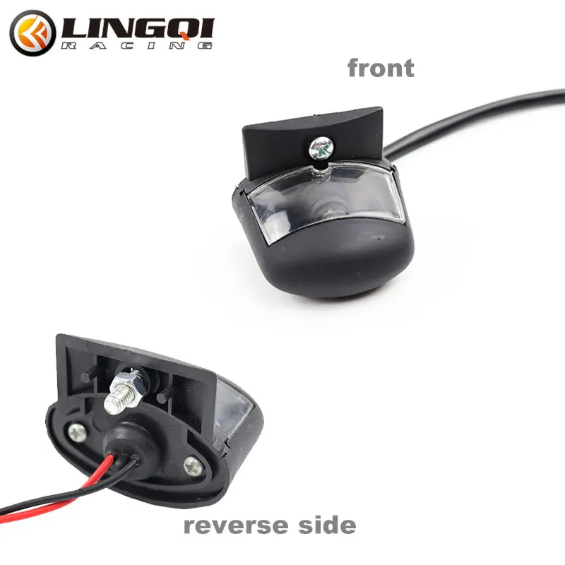 LINGQI Motorcycle License Number Plate Light LED Rear Tail Lamp 12V Waterproof Universal for Pit Dirt Bike Motocross Off-Road thumbnail 3