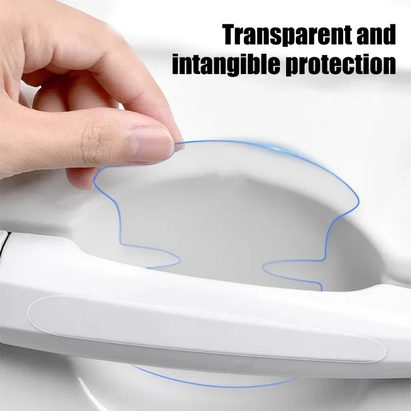 Invisible Car Door Bowl Handle Protective Sticker Anti-collision Scratch-resistant Protection Clear Strip Stickers Car Decals thumbnail 2