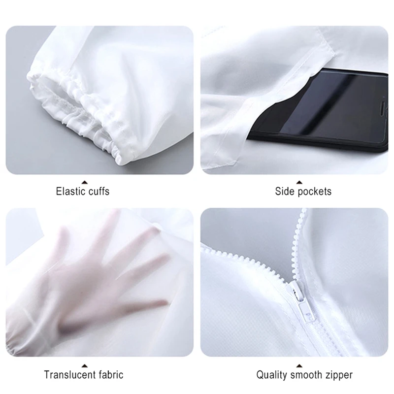 Woman Sun Protection Clothing Female Jackets Summer Ladies Thin Long Sleeve Outdoor Sports Hooded Protect Windbreakers thumbnail 4