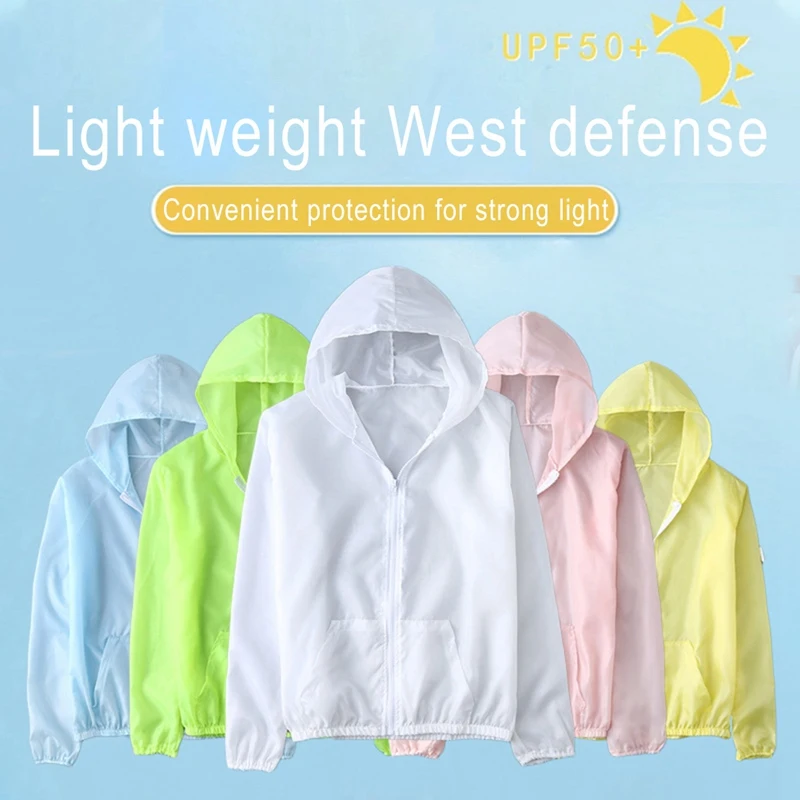 Woman Sun Protection Clothing Female Jackets Summer Ladies Thin Long Sleeve Outdoor Sports Hooded Protect Windbreakers thumbnail 3