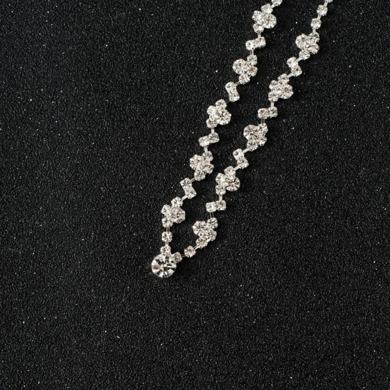 Wedding Studio Photography and Makeup Accessories Chain Earrings Two Piece Set thumbnail 3