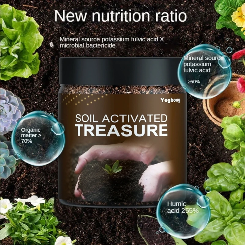 Rooting Plant Flower Activated Mineral Source Prevent Soil Activators Fertilizers Soil Treasure Activators for Garden P15F thumbnail 3