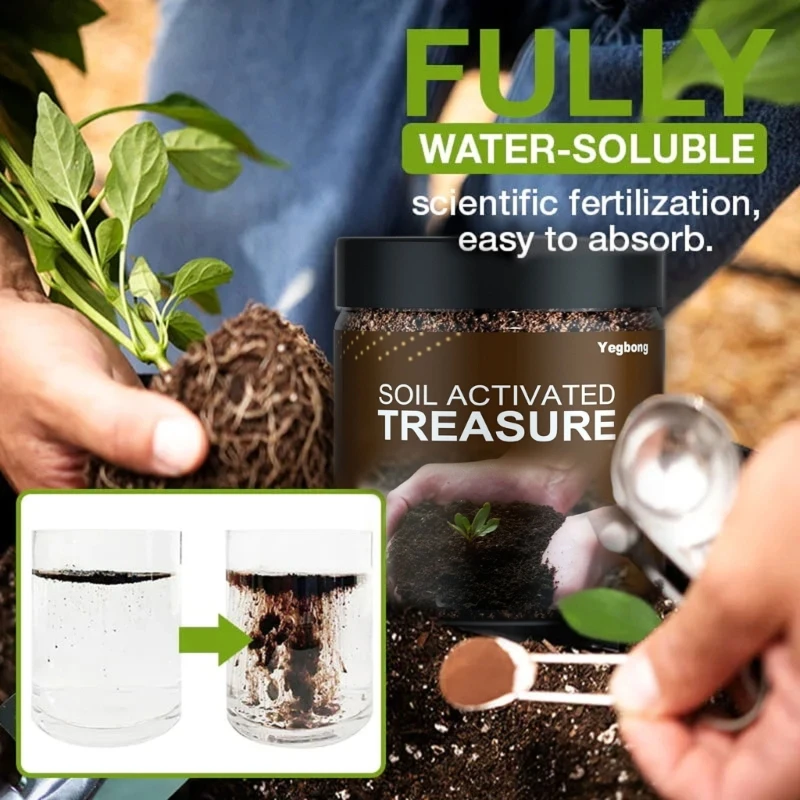 Rooting Plant Flower Activated Mineral Source Prevent Soil Activators Fertilizers Soil Treasure Activators for Garden P15F thumbnail 4