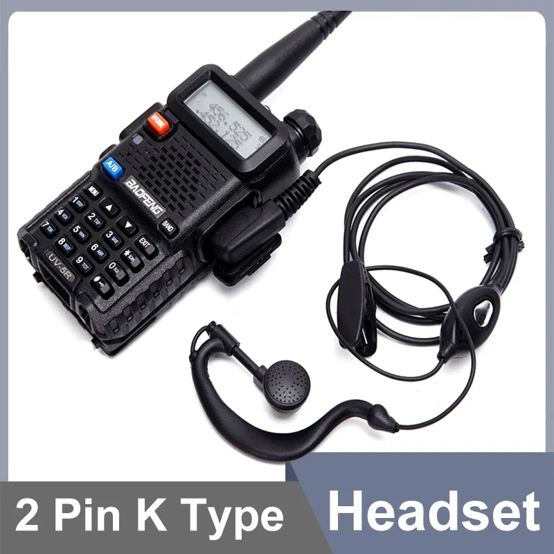 UV18Pro Headset 2 Pin QuanSheng UVK5 Earpiece UVK6 UV5R Plus BF DM-1701 UV17 Plus Walkie Talkie Air Tube Headphone Two Way Radio thumbnail 2