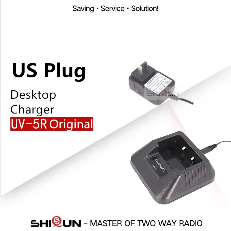 UV-5R Charger BF-F8HP Radio USB Charger Battery UV-5X3 Original UV-5RTP UV-5RA Walkie Talkie GT-5R Baofeng Accessories BF-F9 V2N thumbnail 3