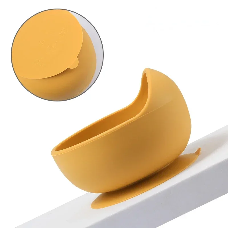 BPA Free Silicone Baby Feeding Set Sucker Bowl Dinning Plate Straw Cup Spoon Forks for Kids Baby Tableware Children Dishes thumbnail 5