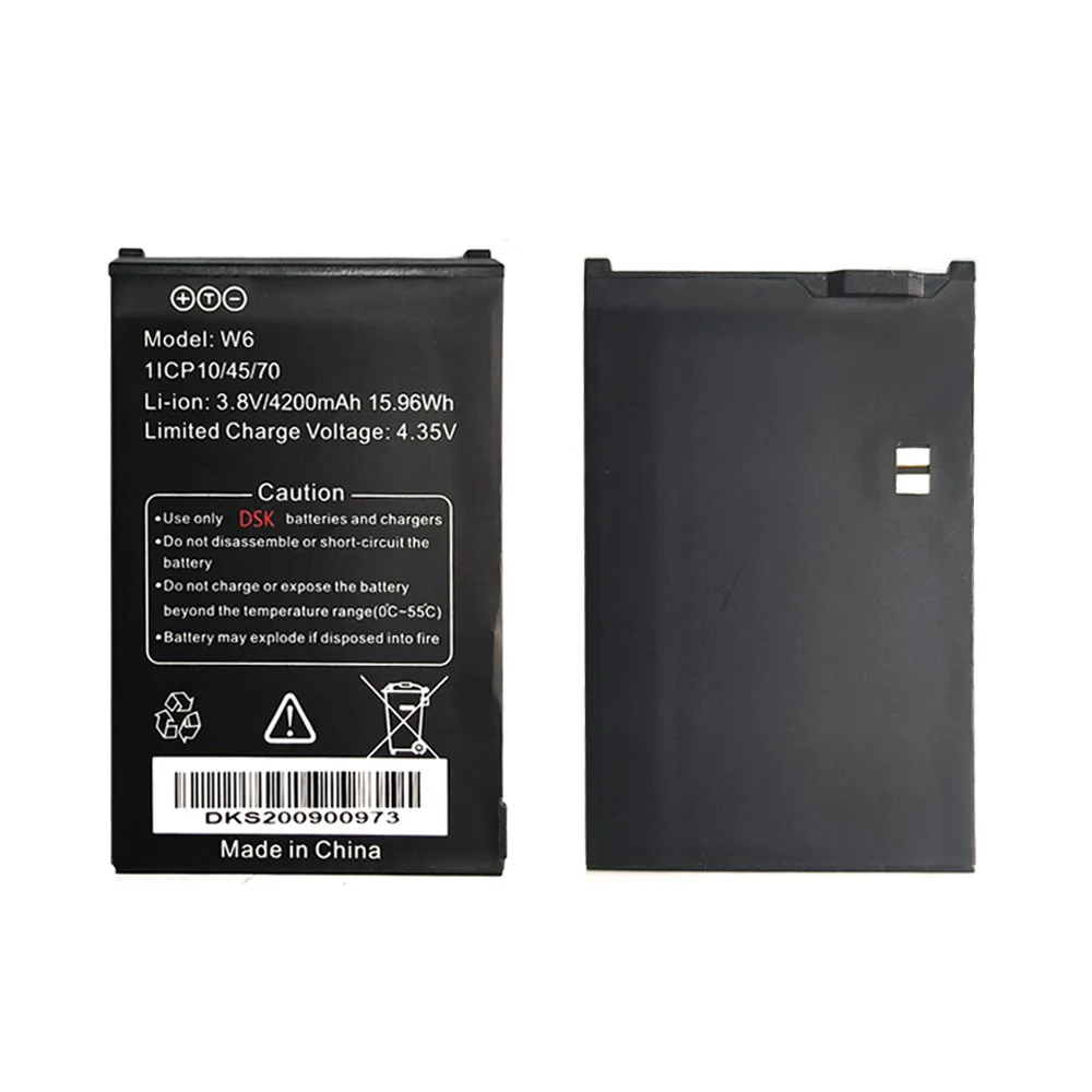 ANYSECU W6 4200mAh Battery For W6 Walkie Talkie Phone Zello PTT Moblie Phone thumbnail 2