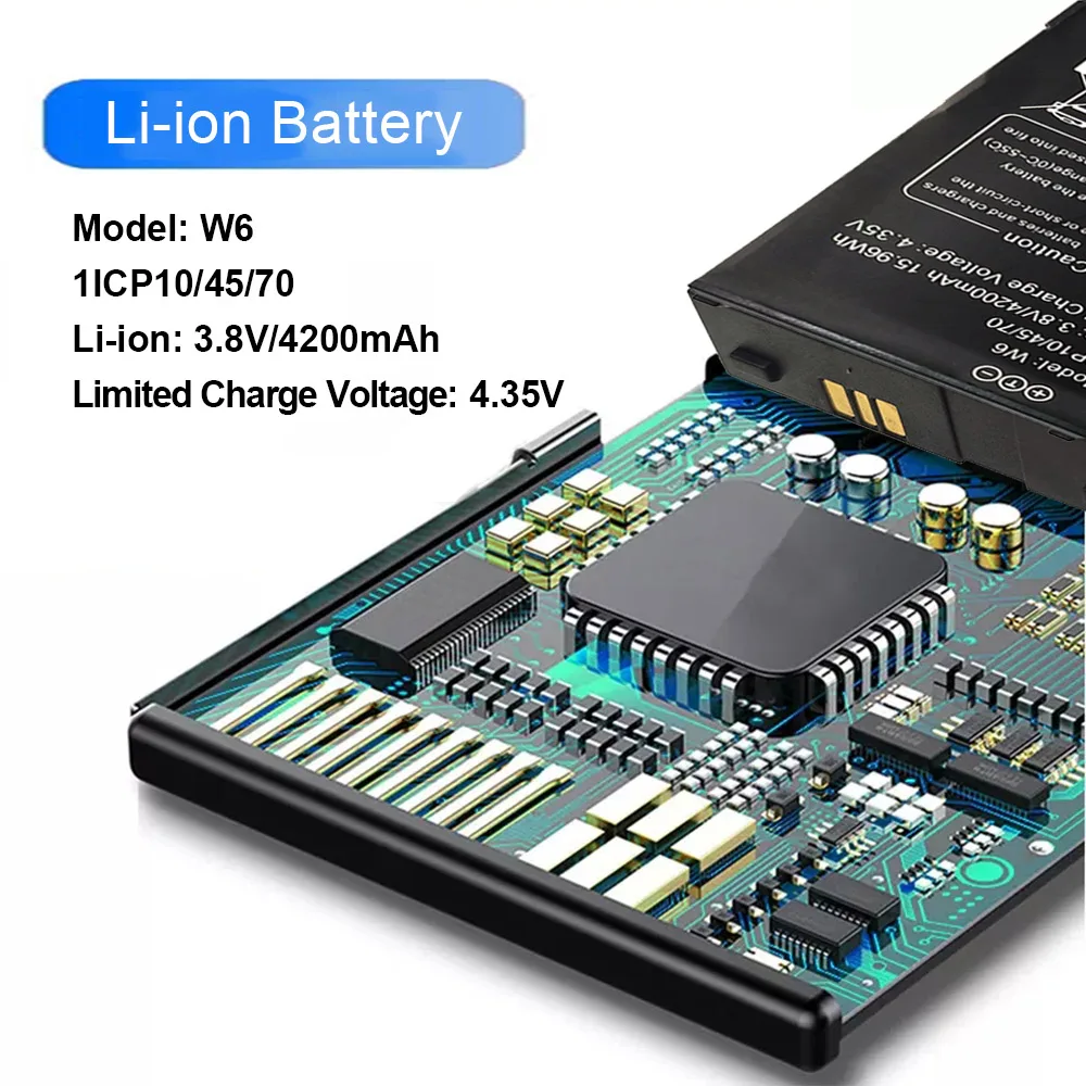 ANYSECU W6 4200mAh Battery For W6 Walkie Talkie Phone Zello PTT Moblie Phone thumbnail 3