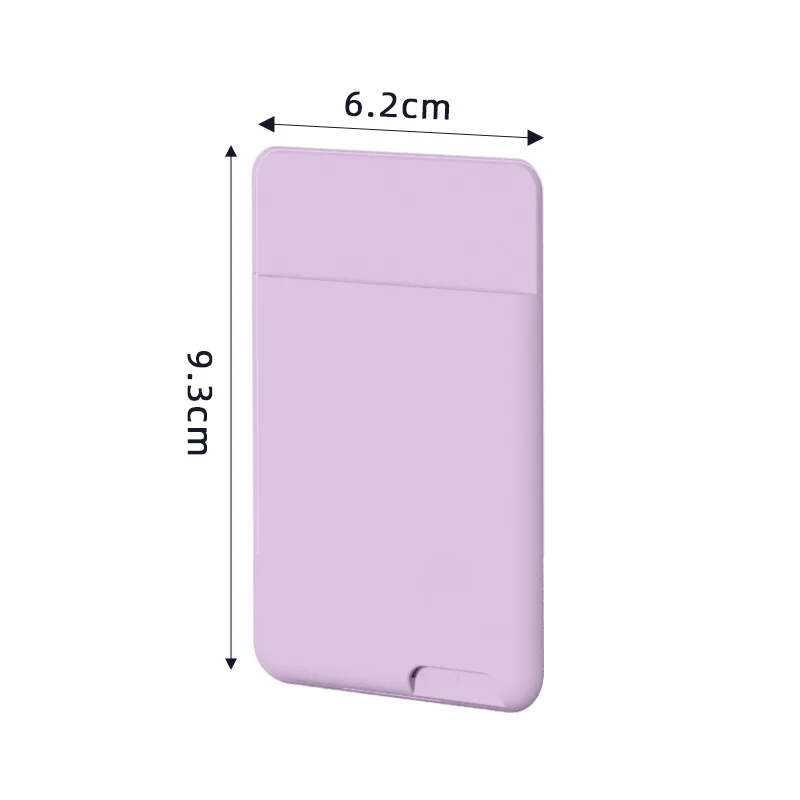 3M Phone Wallet Case Card Holder Self-Adhesive Silicone Pocket Stick ID Bank Credit Card Storage Card Holder Bag Accessory thumbnail 6