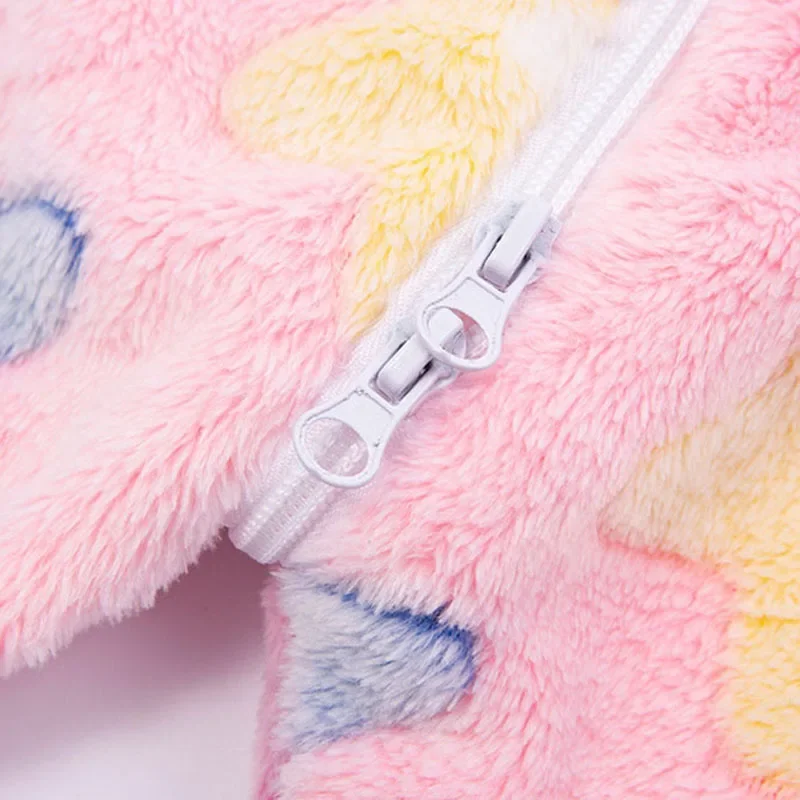 Kids Onesie Boys Girls Long Sleeve Flannel Pajamas Children Winter Cartoon Pyjama Baby Sleepwear 1-4 Years Sleeping Bag thumbnail 6