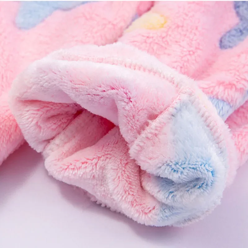 Kids Onesie Boys Girls Long Sleeve Flannel Pajamas Children Winter Cartoon Pyjama Baby Sleepwear 1-4 Years Sleeping Bag thumbnail 5