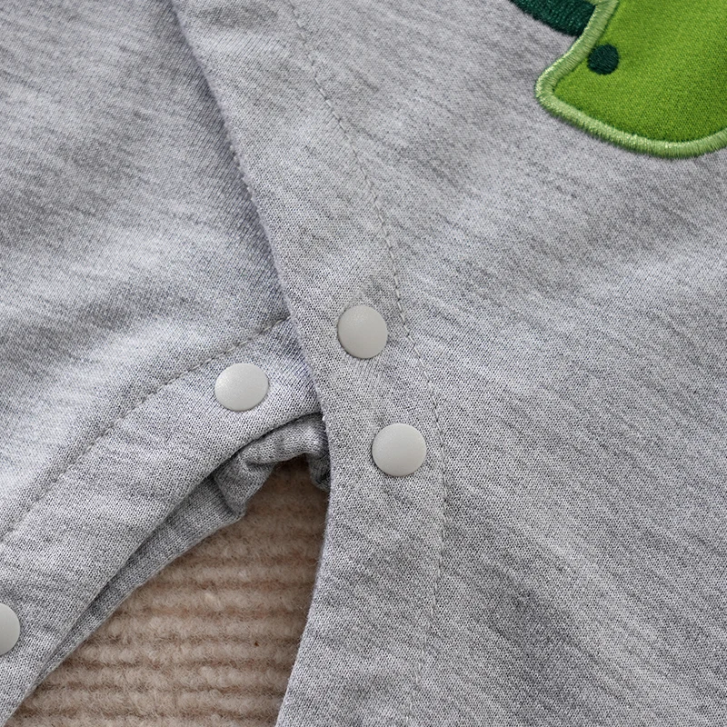 Spring And Autumn Boys And Girls Cute Cartoon Dinosaur 3d Printing  Comfortable Casual Baby Bodysuit thumbnail 5