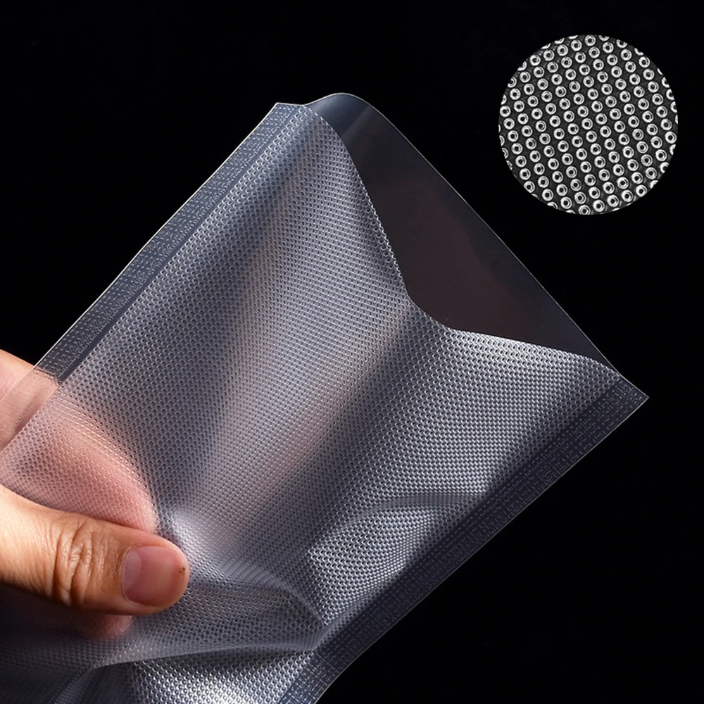 Vacuum Packaging Bags for Food 100pcs Food Storage Vacuum Bags for Vacuum Sealer Machine  Food Fresh Long Keeping Empty Bags thumbnail 2