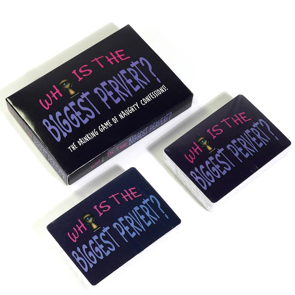 Newest Who Is The Biggest Pervert Card Game Popular Adult Board Game Party Game Questions thumbnail 5