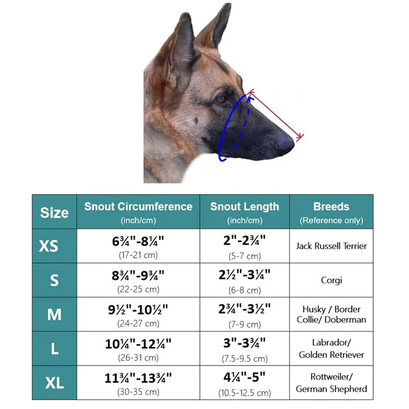 Dog Muzzle, Soft Mesh Covered Muzzles  Poisoned Bait Protection With Adjustable Straps, Prevent Biting Chewing And Licking thumbnail 4