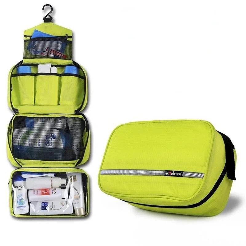Hanging Men's Toiletry Bag Large Waterproof Cosmetic Bags Travel Organizer Lady Toiletries Makeup Toilet Foldable Bathroom Kit thumbnail 3