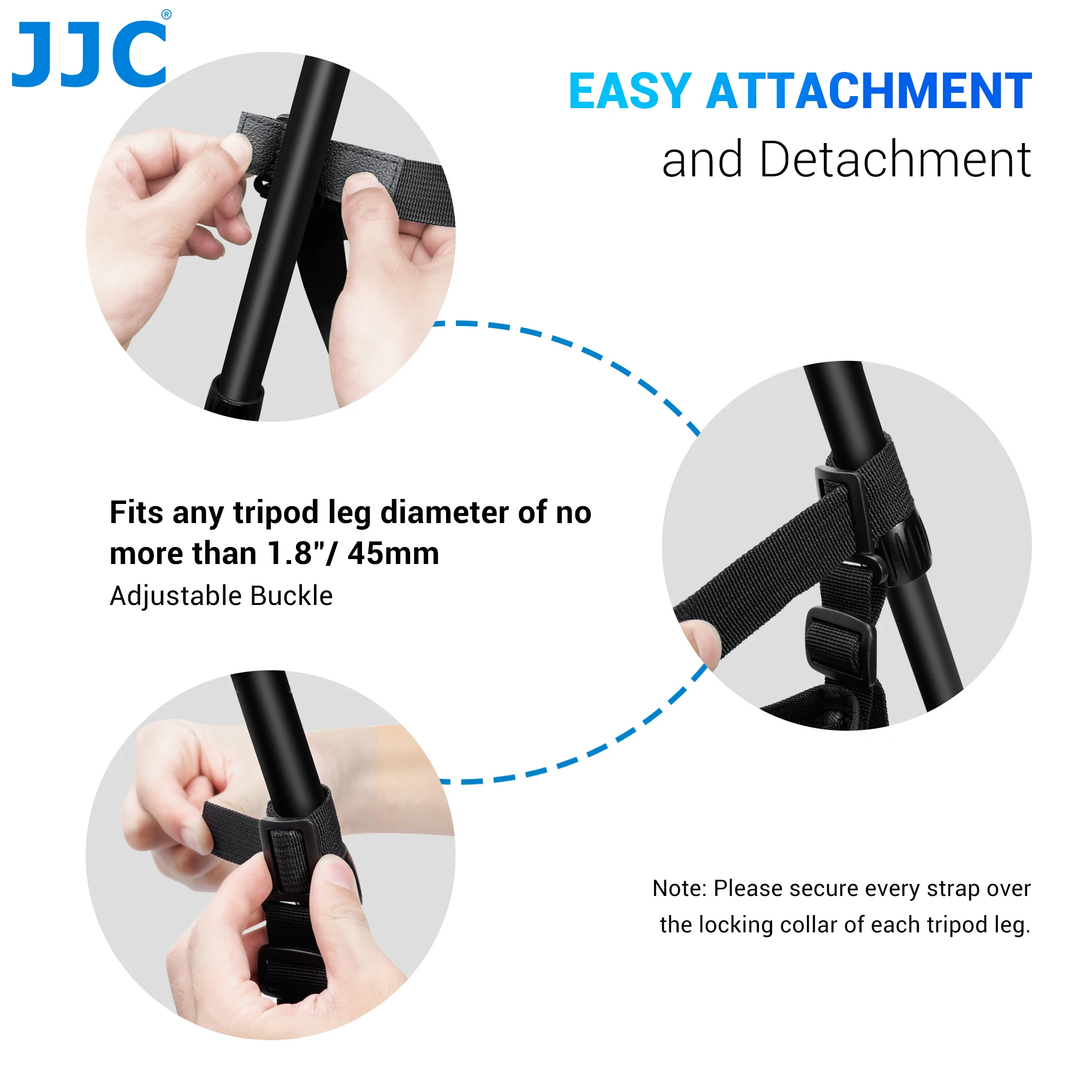 JJC Tripod Weight Stone Bag Heavy Duty Sandbag for Tripod Easel Universal Stand Sand Bag for Stabilizing Photography Accessory thumbnail 4
