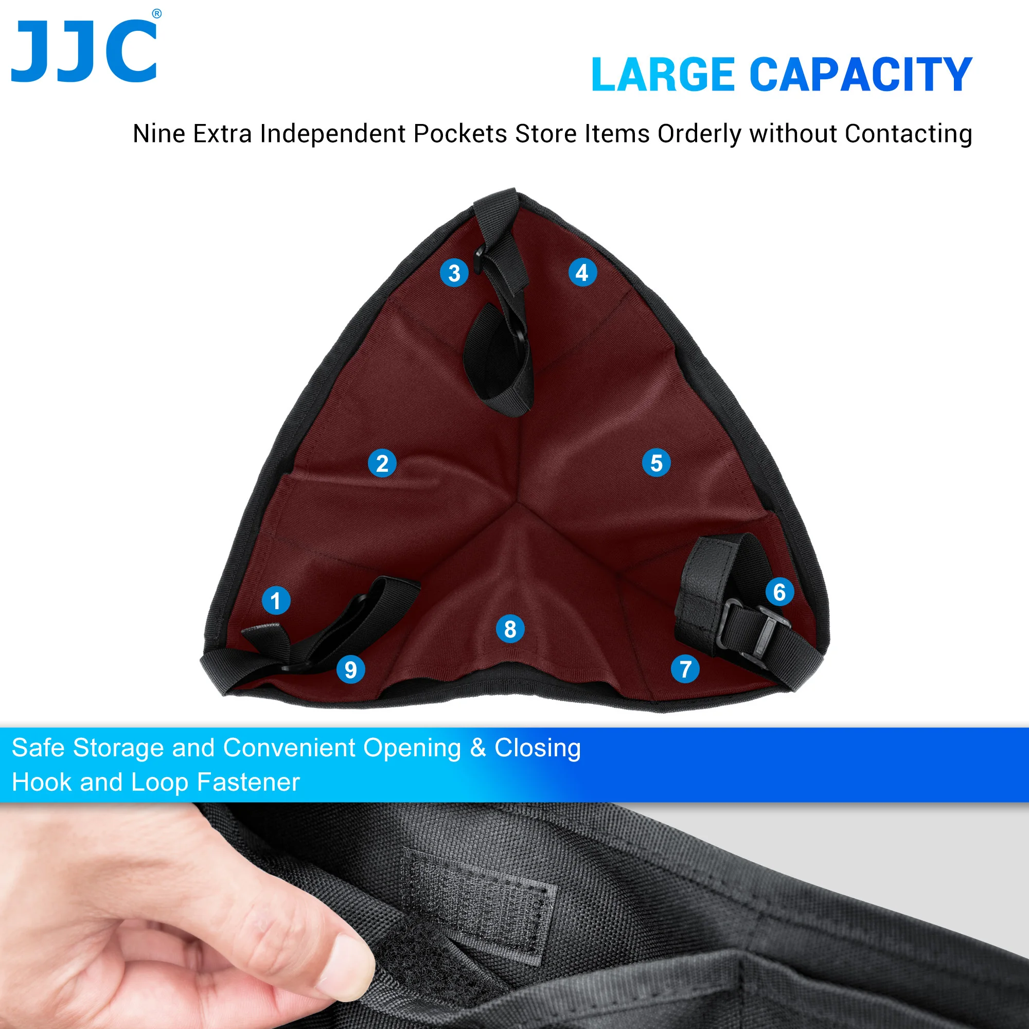 JJC Tripod Weight Stone Bag Heavy Duty Sandbag for Tripod Easel Universal Stand Sand Bag for Stabilizing Photography Accessory thumbnail 6