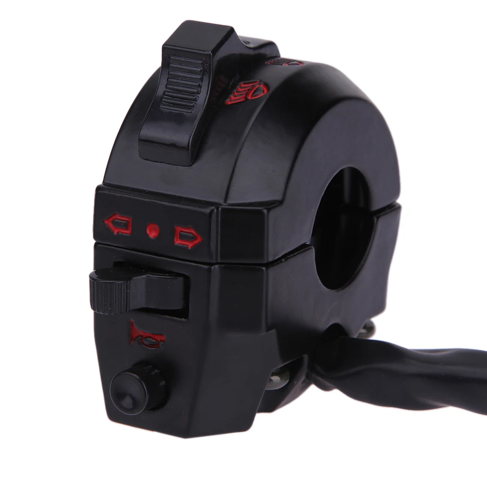 Motorcycle ATV Handlebar Left Side Control Switch High/Low Beam Light Turn Signal Horn Switches for Honda XL XR 250 400 650 600 thumbnail 2