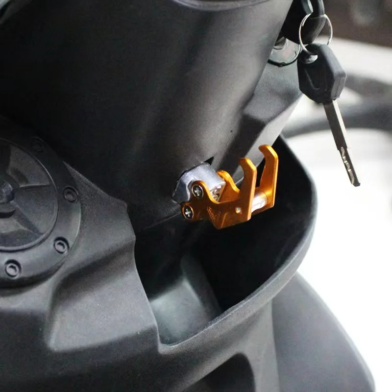 Refit Hanging Hook for Scooter Motorcycle Aluminum Alloy Helmet Hook Sturdy and Durable Available in Multiple Colors thumbnail 5