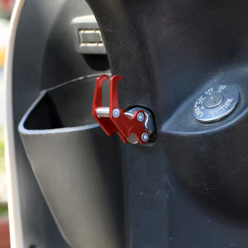 Refit Hanging Hook for Scooter Motorcycle Aluminum Alloy Helmet Hook Sturdy and Durable Available in Multiple Colors thumbnail 4