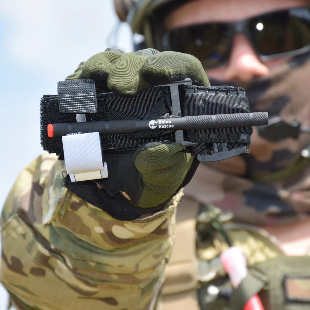Tourniquet RHINO RESCUE,Fastest,Safest,Combat Hemostatic Control Single-Handed for Tactical First Aid Medical Tournique thumbnail 3
