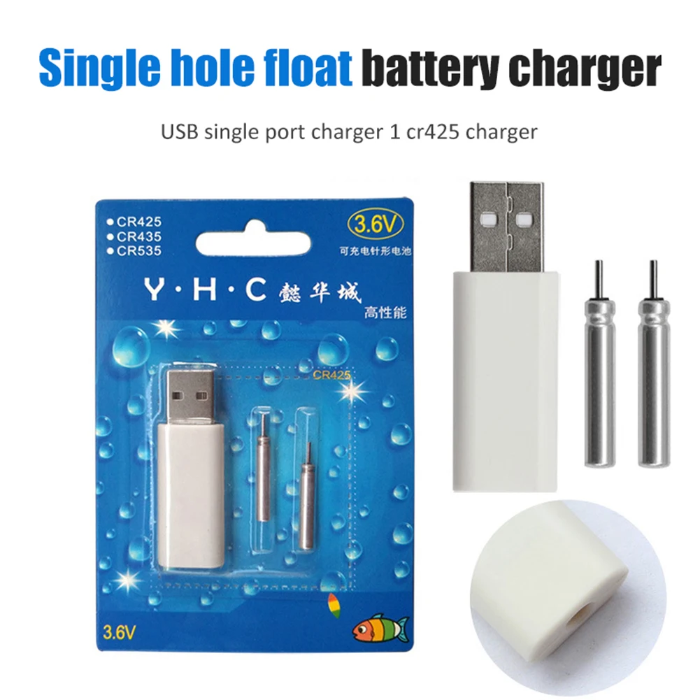 Fishing Electronic Rod Luminous Stick Flash Light CR425 3.6V Lithium Battery LED Removable USB Charge Waterproof Night Tackle thumbnail 4