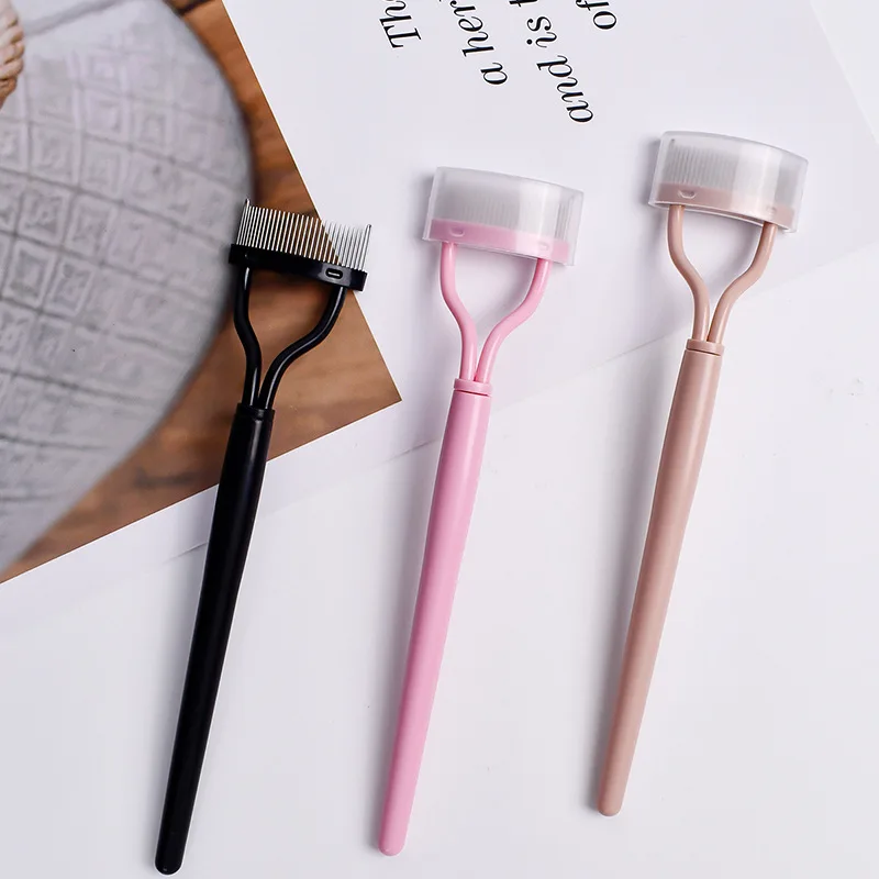 Eyelash Separator Metal Teeth Straight Eyelash Curler Beauty Makeup Stainless Eyelash Brush Comb Mascara Curl Makeup Tool thumbnail 6