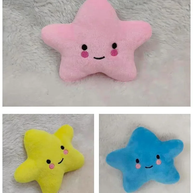Pet Toy Plush Sounding Pentagram Toy Pet Playing Fun Dog Toys Cat Toys Pet Supplies thumbnail 4