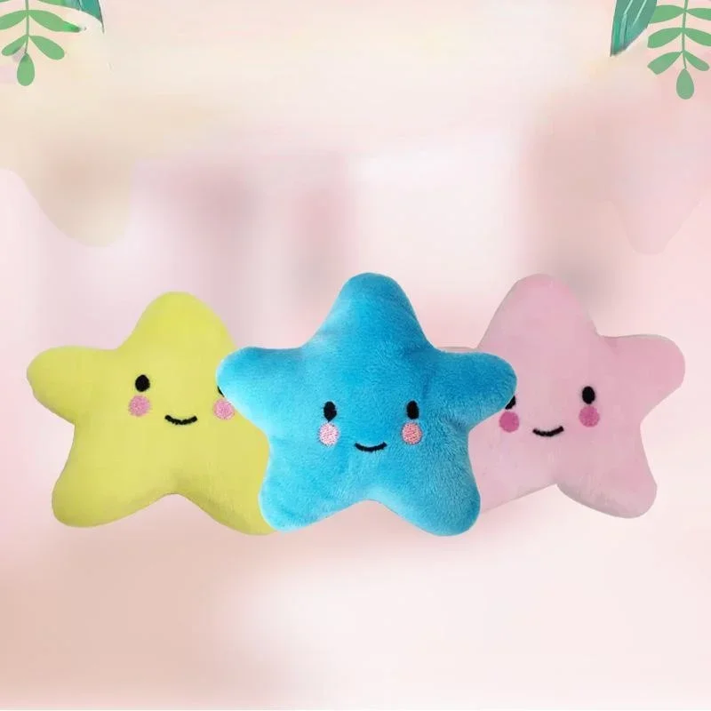 Pet Toy Plush Sounding Pentagram Toy Pet Playing Fun Dog Toys Cat Toys Pet Supplies thumbnail 3