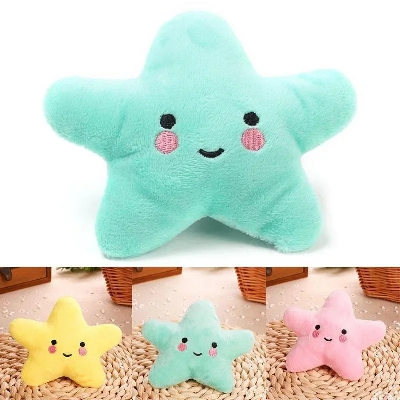 Pet Toy Plush Sounding Pentagram Toy Pet Playing Fun Dog Toys Cat Toys Pet Supplies thumbnail 2
